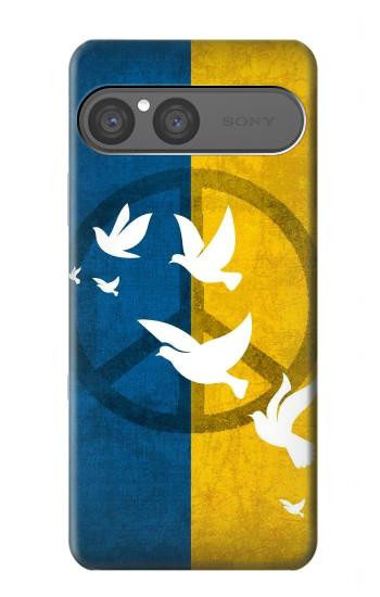 S3857 Peace Dove Ukraine Flag Case For Sony Xperia 10 VII