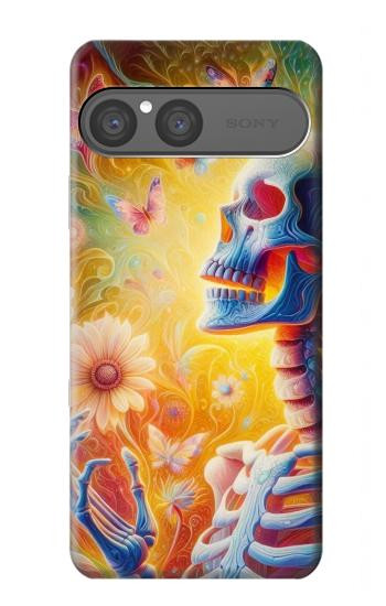 S3976 Colorful Skeleton Case For Sony Xperia 10 VII