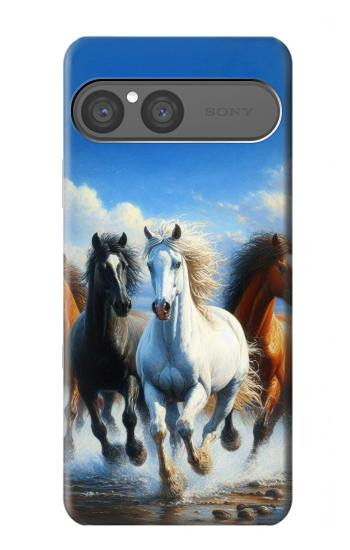 S3996 Horse Running Case For Sony Xperia 10 VII, 10 VIII