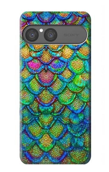 S4071 Colorful Mermaid Scale Case For Sony Xperia 10 VII, 10 VIII