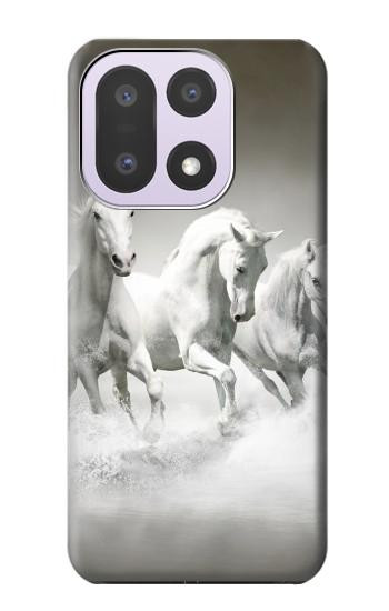 S0933 White Horses Case For OnePlus 15