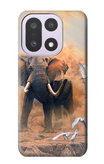 S1292 Dusty Elephant Egrets Case For OnePlus 15