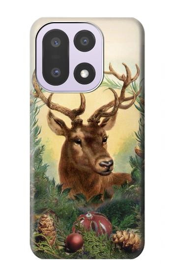 S2841 Vintage Reindeer Christmas Case For OnePlus 15