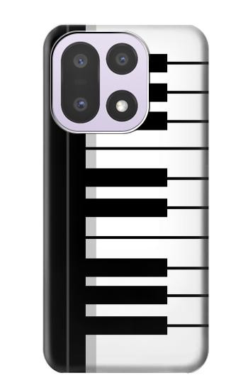 S3078 Black and White Piano Keyboard Case For OnePlus 15
