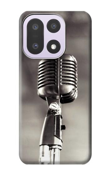 S3495 Vintage Microphone Case For OnePlus 15