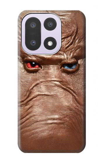 S3940 Leather Mad Face Graphic Paint Case For OnePlus 15