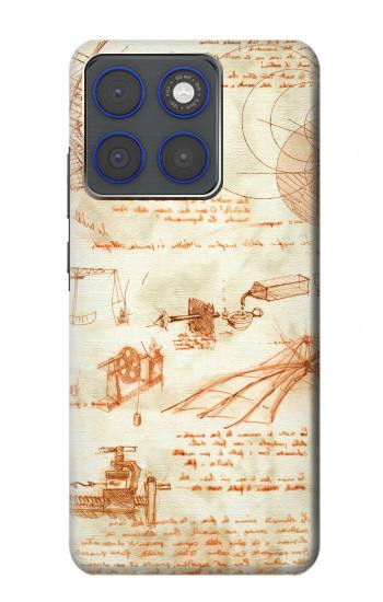 S0566 Technical Drawing Da Vinci Case For Motorola Edge 70