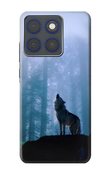S0935 Wolf Howling in Forest Case For Motorola Edge 70