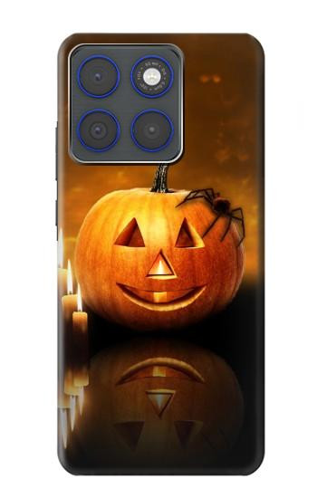 S1083 Pumpkin Spider Candles Halloween Case For Motorola Edge 70