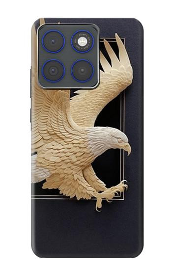 S1383 Paper Sculpture Eagle Case For Motorola Edge 70