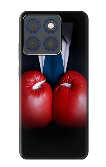 S2261 Businessman Black Suit With Boxing Gloves Case For Motorola Edge 70
