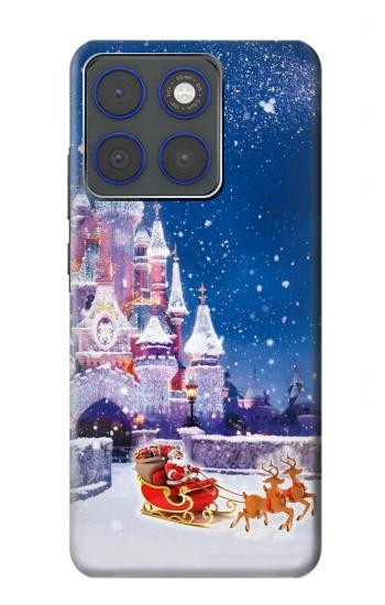 S3282 Santa Xmas Castle Case For Motorola Edge 70