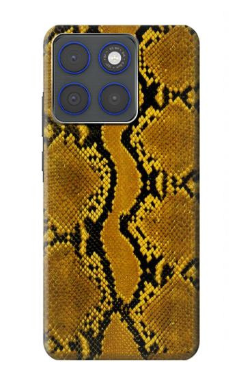 S3365 Yellow Python Skin Graphic Print Case For Motorola Edge 70