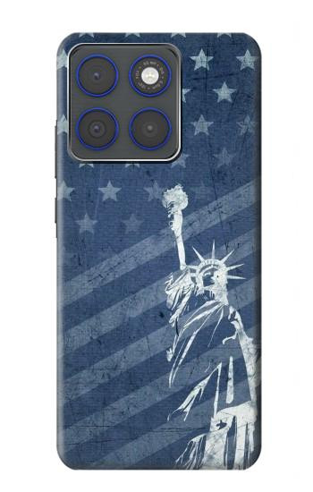 S3450 US Flag Liberty Statue Case For Motorola Edge 70