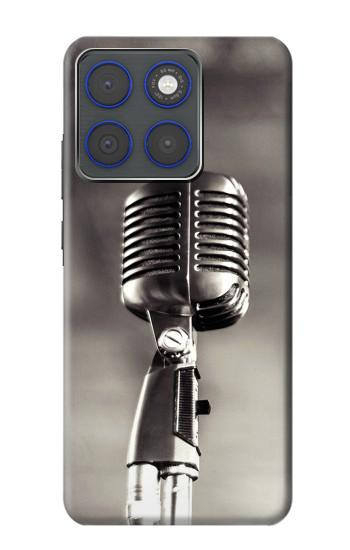 S3495 Vintage Microphone Case For Motorola Edge 70