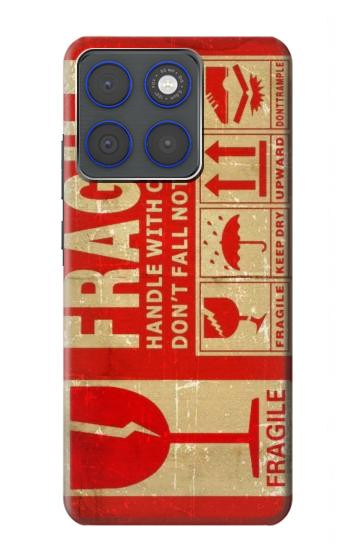 S3552 Vintage Fragile Label Art Case For Motorola Edge 70