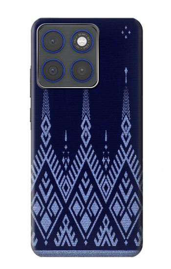 S3950 Textile Thai Blue Pattern Case For Motorola Edge 70
