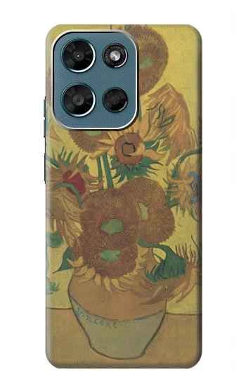 S0214 Van Gogh Vase Fifteen Sunflowers Case For Motorola Moto G (2026), G Play (2026)