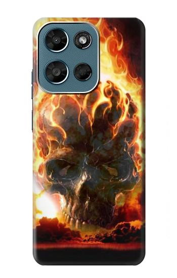 S0863 Hell Fire Skull Case For Motorola Moto G (2026), G Play (2026)