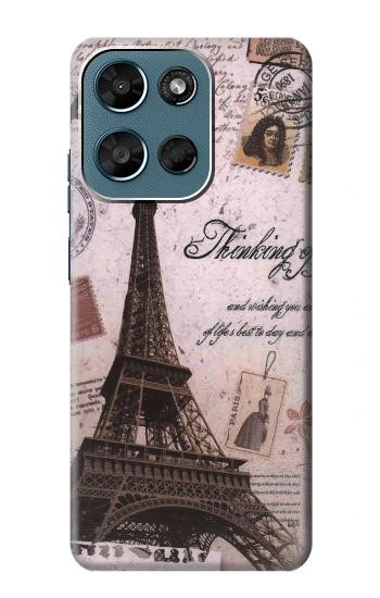 S2211 Paris Postcard Eiffel Tower Case For Motorola Moto G (2026), G Play (2026)