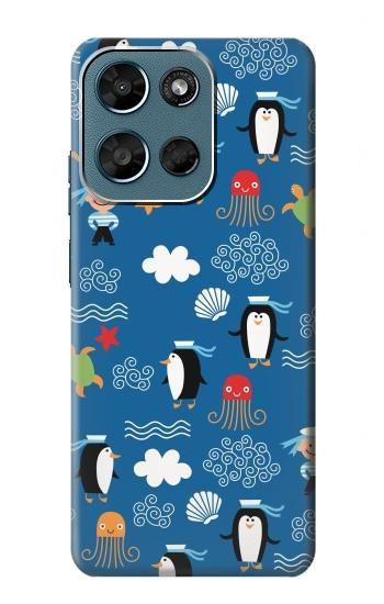 S2572 Marine Penguin Pattern Case For Motorola Moto G (2026), G Play (2026)