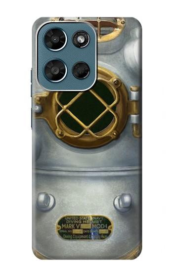 S2646 Vintage Deep Sea Diver Helmet Case For Motorola Moto G (2026), G Play (2026)
