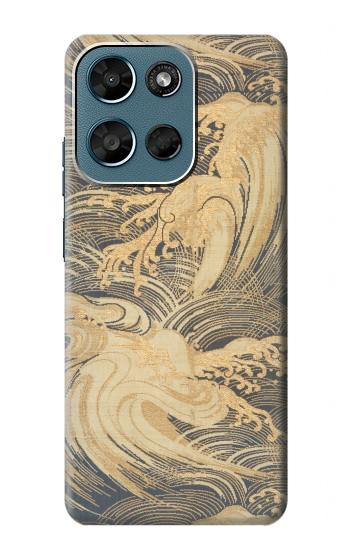 S2680 Japan Art Obi With Stylized Waves Case For Motorola Moto G (2026), G Play (2026)