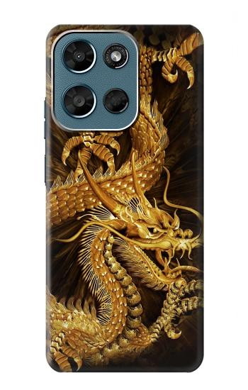 S2804 Chinese Gold Dragon Printed Case For Motorola Moto G (2026), G Play (2026)