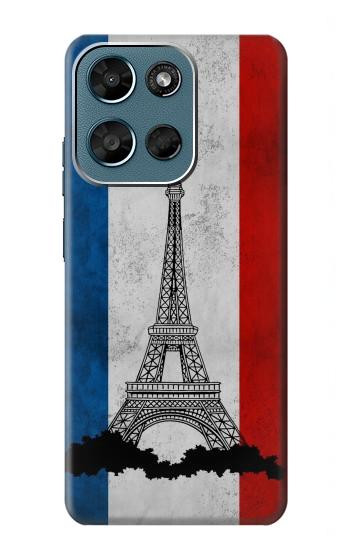 S2859 Vintage France Flag Eiffel Tower Case For Motorola Moto G (2026), G Play (2026)