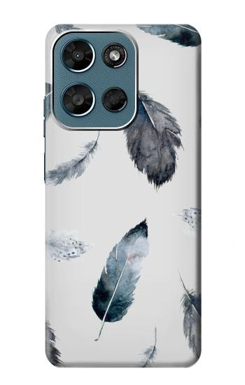 S3085 Feather Paint Pattern Case For Motorola Moto G (2026), G Play (2026)