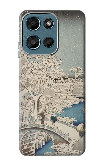 S3350 Utagawa Hiroshige Drum Bridge Yuhi Hill in Meguro Case For Motorola Moto G (2026), G Play (2026)