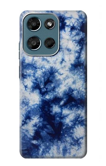 S3439 Fabric Indigo Tie Dye Case For Motorola Moto G (2026), G Play (2026)
