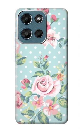S3494 Vintage Rose Polka Dot Case For Motorola Moto G (2026), G Play (2026)