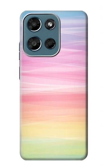 S3507 Colorful Rainbow Pastel Case For Motorola Moto G (2026), G Play (2026)