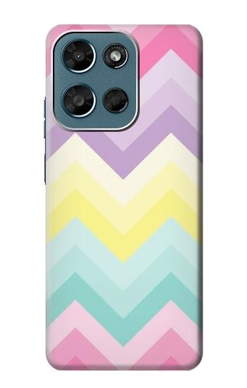 S3514 Rainbow Zigzag Case For Motorola Moto G (2026), G Play (2026)