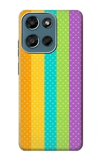 S3678 Colorful Rainbow Vertical Case For Motorola Moto G (2026), G Play (2026)
