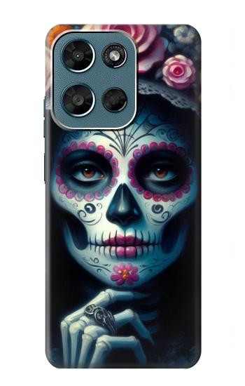 S3990 Girl Skull Steam Punk Gothic Case For Motorola Moto G (2026), G Play (2026)
