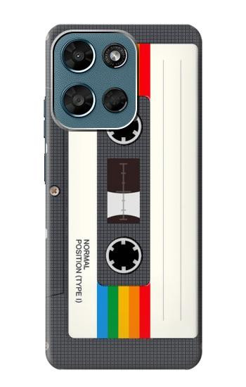 S4023 Vintage Rainbow Compact Cassette Case For Motorola Moto G (2026), G Play (2026)