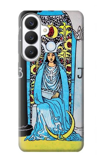 S2837 The High Priestess Vintage Tarot Card Case For Samsung Galaxy S26