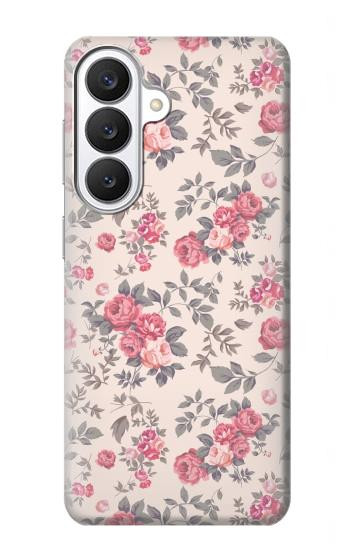 S3095 Vintage Rose Pattern Case For Samsung Galaxy S26