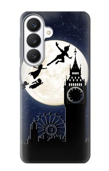 S3249 Peter Pan Fly Full Moon Night Case For Samsung Galaxy S26