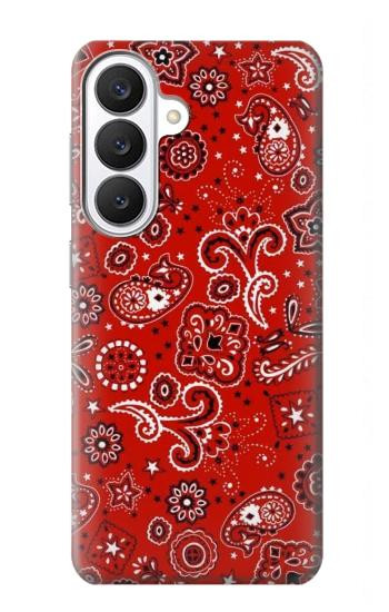 S3354 Red Classic Bandana Case For Samsung Galaxy S26