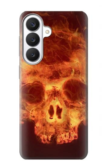 S3881 Fire Skull Case For Samsung Galaxy S26
