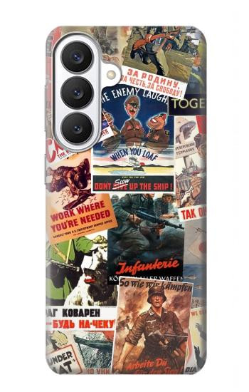 S3905 Vintage Army Poster Case For Samsung Galaxy S26