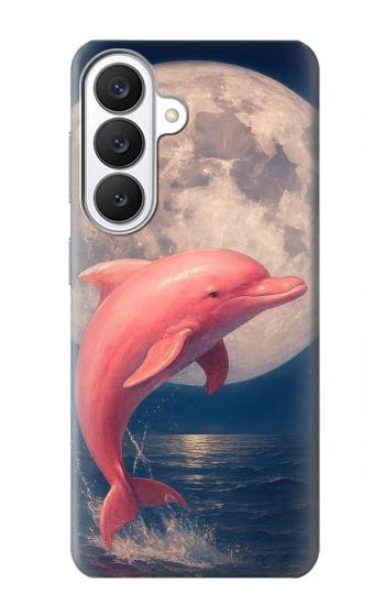 S4045 Dolphin Moon Night Case For Samsung Galaxy S26