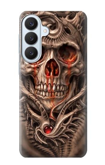 S1675 Skull Blood Tattoo Case For Samsung Galaxy S26 Plus