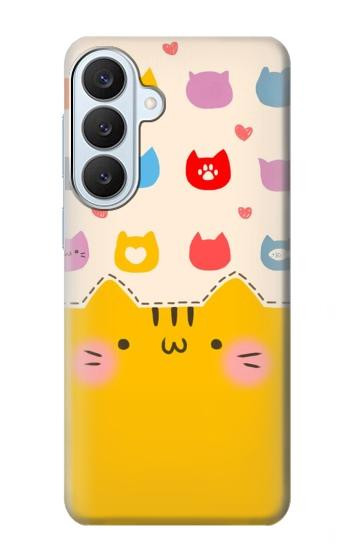 S2442 Cute Cat Cartoon Funny Case For Samsung Galaxy S26 Plus