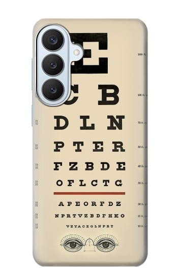 S2502 Eye Exam Chart Decorative Decoupage Poster Case For Samsung Galaxy S26 Plus