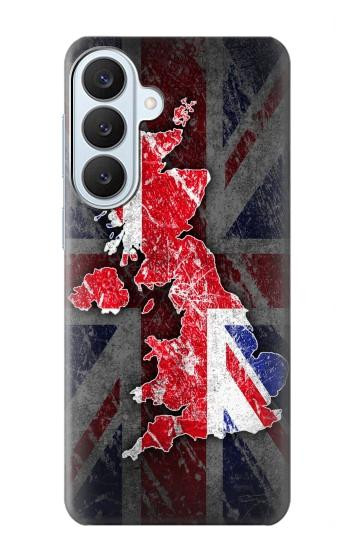 S2936 UK British Flag Map Case For Samsung Galaxy S26 Plus
