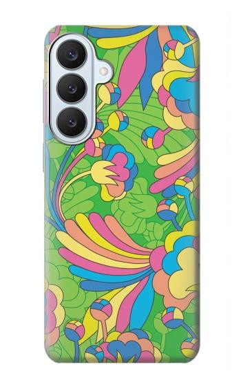 S3273 Flower Line Art Pattern Case For Samsung Galaxy S26 Plus